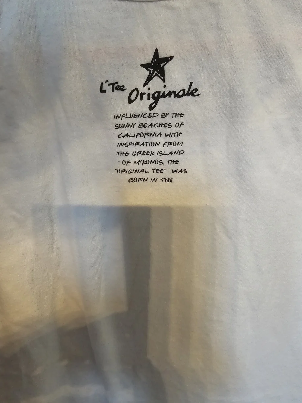 Michael Stars Vintage Women's White Graphic Tank Top Rainbow L'amour One Size - Picture 6 of 7